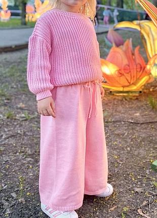 Вʼязаний костюм одяг little angel