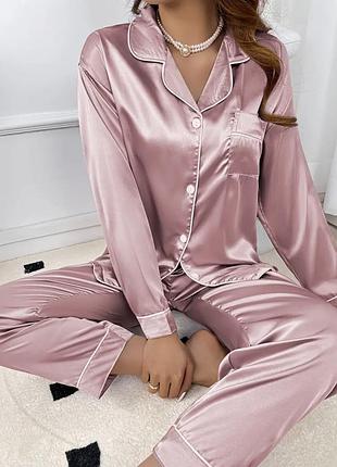 Піжама атласна
