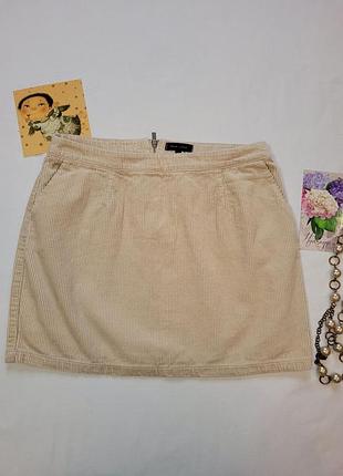 Спідниця вельветова new look. 12 розмір