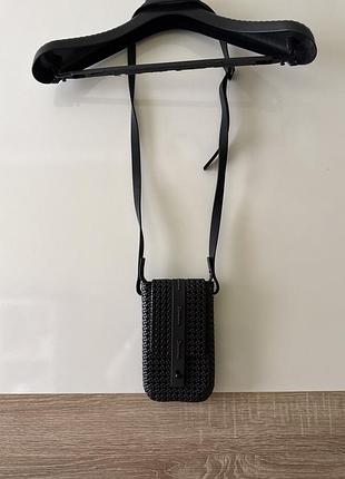 Сумочка плетена на мобільний, ключі, документи