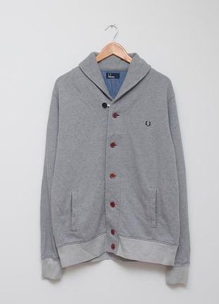 Fred perry кофта кардиган оригінал сіра р. l відмінний вживаний стан