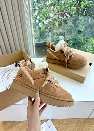 Зимові кеди з натуральної замші ugg lowmel