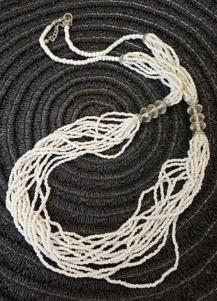 Бусы из стеклянного бисера