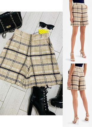 Нові жіночі брендові твідові шорти-бермуди в розмірі m