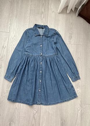 Джинсова сукня з ґудзиками, 10 років