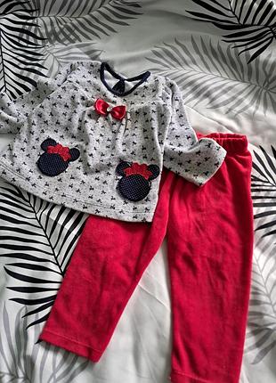 Велюровый костюм микки маус