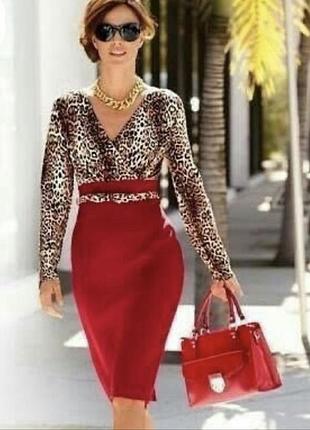 Новая котоновая юбка карандаш