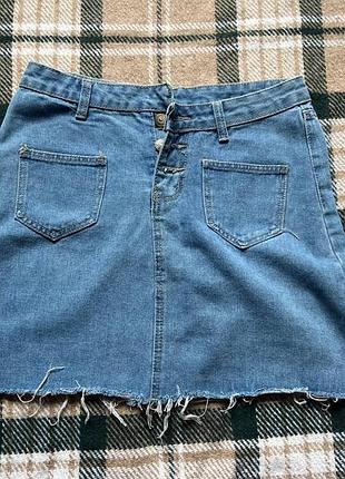 Джинсовая юбка