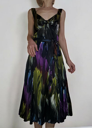 Шёлковое платье ted baker, платье шёлк, платье комбинация слип дресс