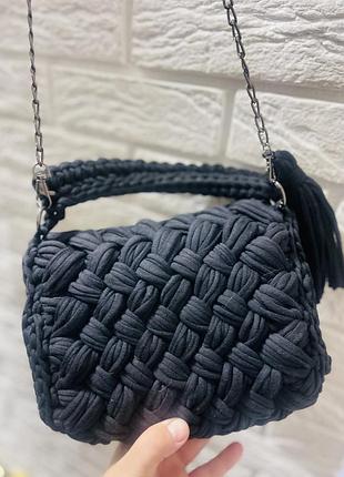 Сумка жіноча ручної роботи.сумка зі шнурка нова