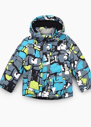 Тепла зимова термо куртка 116-122 lassye для хлопчика