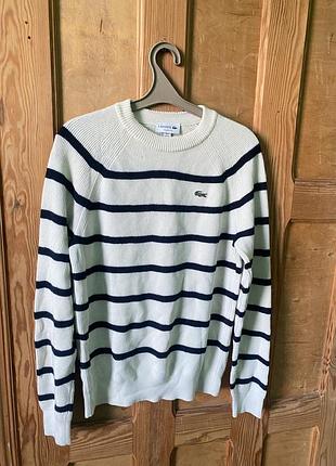 Чоловічий светр lacoste склад вовна з акрилом