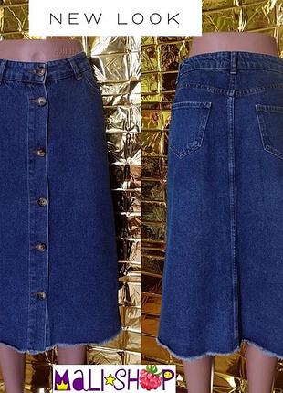 Спідниця джинсова на  гудзиках new look