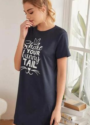 Shein. из англии. в наличии. платье футболка оверсайз.