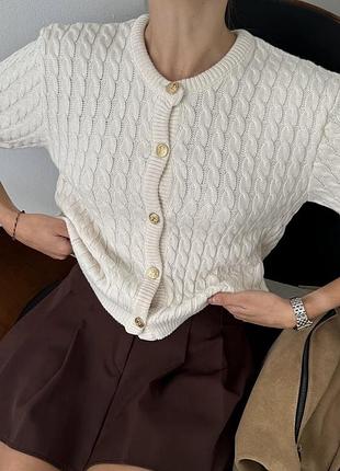 Кардиган з коротким рукавом