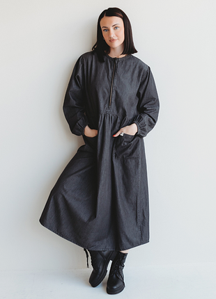 Стильна джинсова сукня turtledove london оверсайз