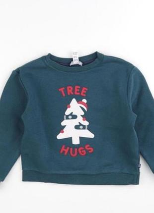 Свитшот кота детская новогодняя 74 размер