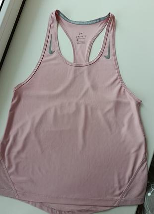 Майка nike w nk miler tank racer. рожева