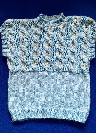 Безрукавка вʼязана