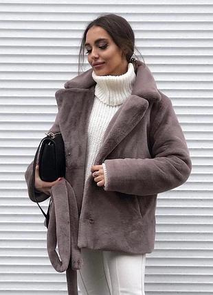 Шуба короткая полушубок