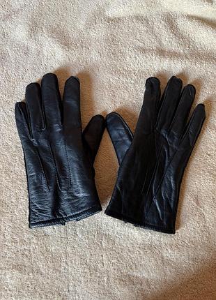 Перчатки женские кожаные р.8