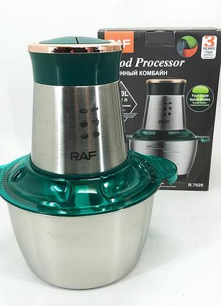 Кухонный комбайн raf r.7029 электрический блендер мясорубка измельчитель 1000 вт 2л, мощный блендер