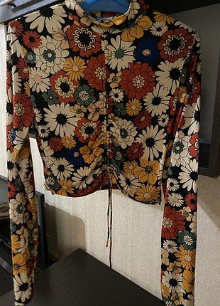 Топ кольоровий від bershka