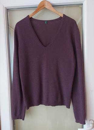 Шерстяной пуловер