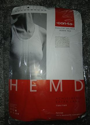 Майки нательные набор 2шт ничевина размер 46