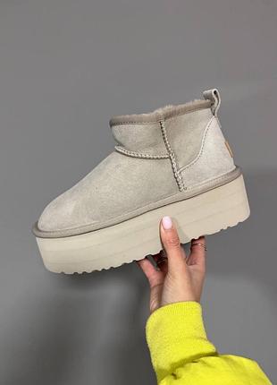 Уггі ugg ultra mini platform goat