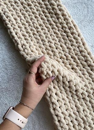 Шарф хомут плюшевий