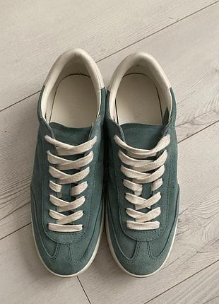 Замшевые кеды zara