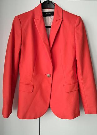 Червоний піджак zara xs-s