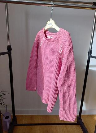 Свитер розовый