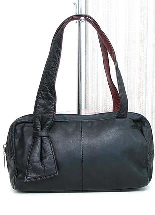 Сумка кожаная багет azure designs, натуральная кожа.