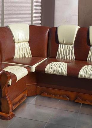 М"який куток каприз 175*130 (родео05+10) горіх