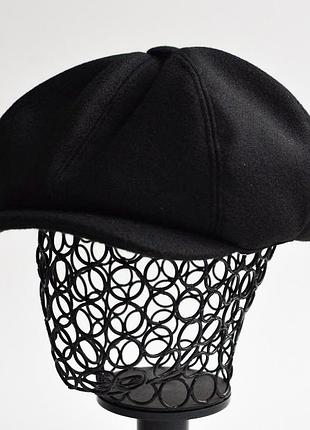 Кепи хулиганка теплая kent&aver, кашемир черный 57-58