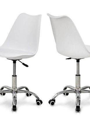 Стілець офісний ельф, білий