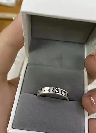 Кольцо hello kitty