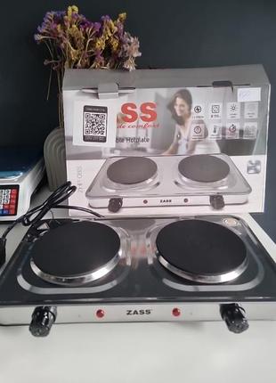 Электроплита двухкамфорная zass