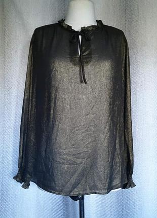 Праздничная вечерняя прозрачная блуза блузка
