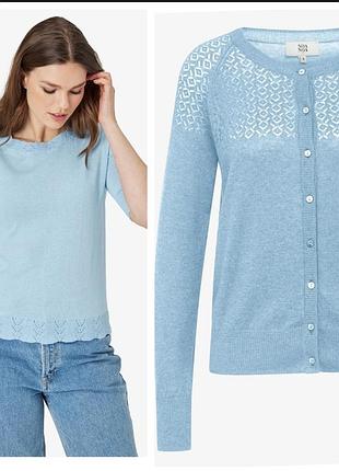 Комплект из кардигана и футболки