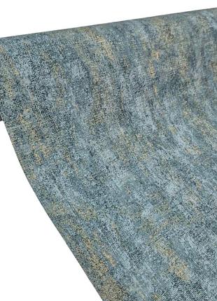 Виниловые обои 10.05 × 1.06 м grandeco us1004, зеленые с золотым оттенком для гостиной, спальни,кухни,коридора