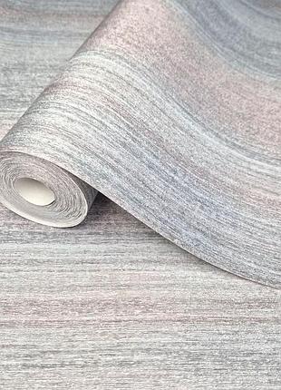 Обои виниловые 10м× 1,06 м marburg 1032886, серые с розовым без подбора для спальни, гостиной, прихожей, кухни