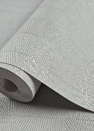 Обои виниловые на флизелине 0.53 × 10.05 м marburg 6621-40, серые — для спальни, гостиной, офиса