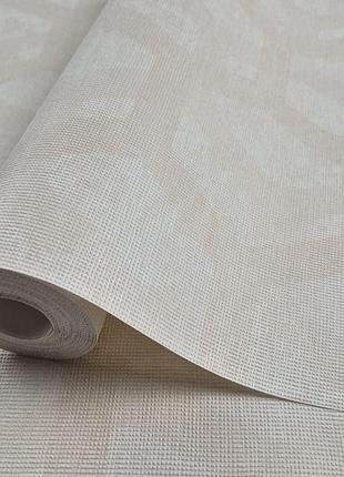 Обои виниловые на флизелине 0.53 × 10.05 м marburg 81923, бежевые — для спальни, гостиной, прихожей