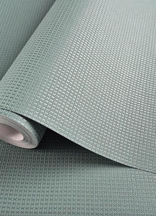 Виниловые обои 0.53 × 10.05 м marburg 30836, бирюзовые для спальни, гостиной, кухни, прихожей