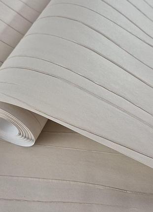 Виниловые обои 0.53 × 10.05 м marburg 63217, бежевые для спальни, гостиной, кабинета