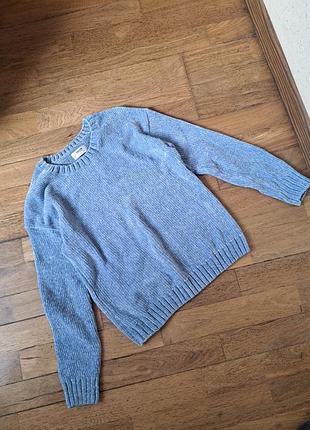 Голубий светр кофта