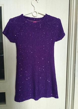 Платье в пайетки блестки нарядное вано